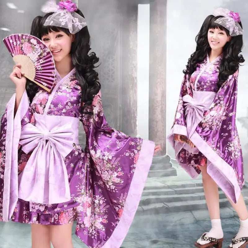 Kimono Femme Violet