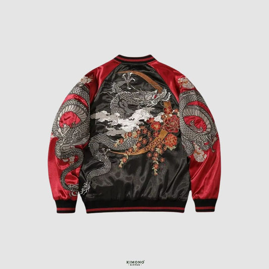 Bomber Japonais Homme | Dragon Rouge