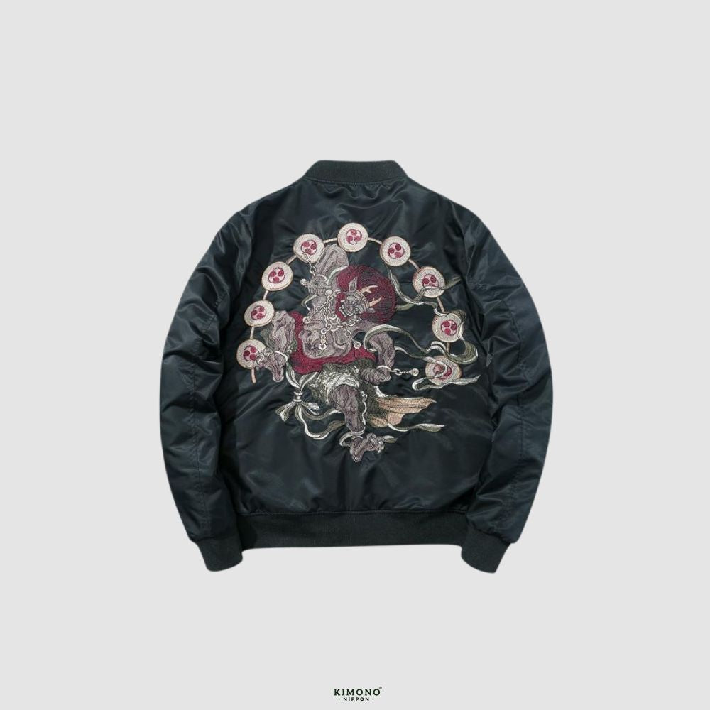 Bomber Motif Japonais Homme