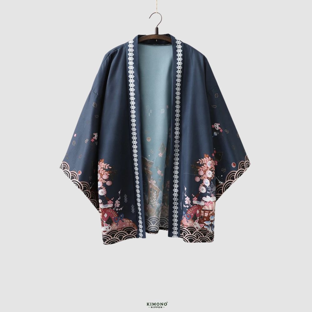 Kimono Japonais | Vert Envoûtant