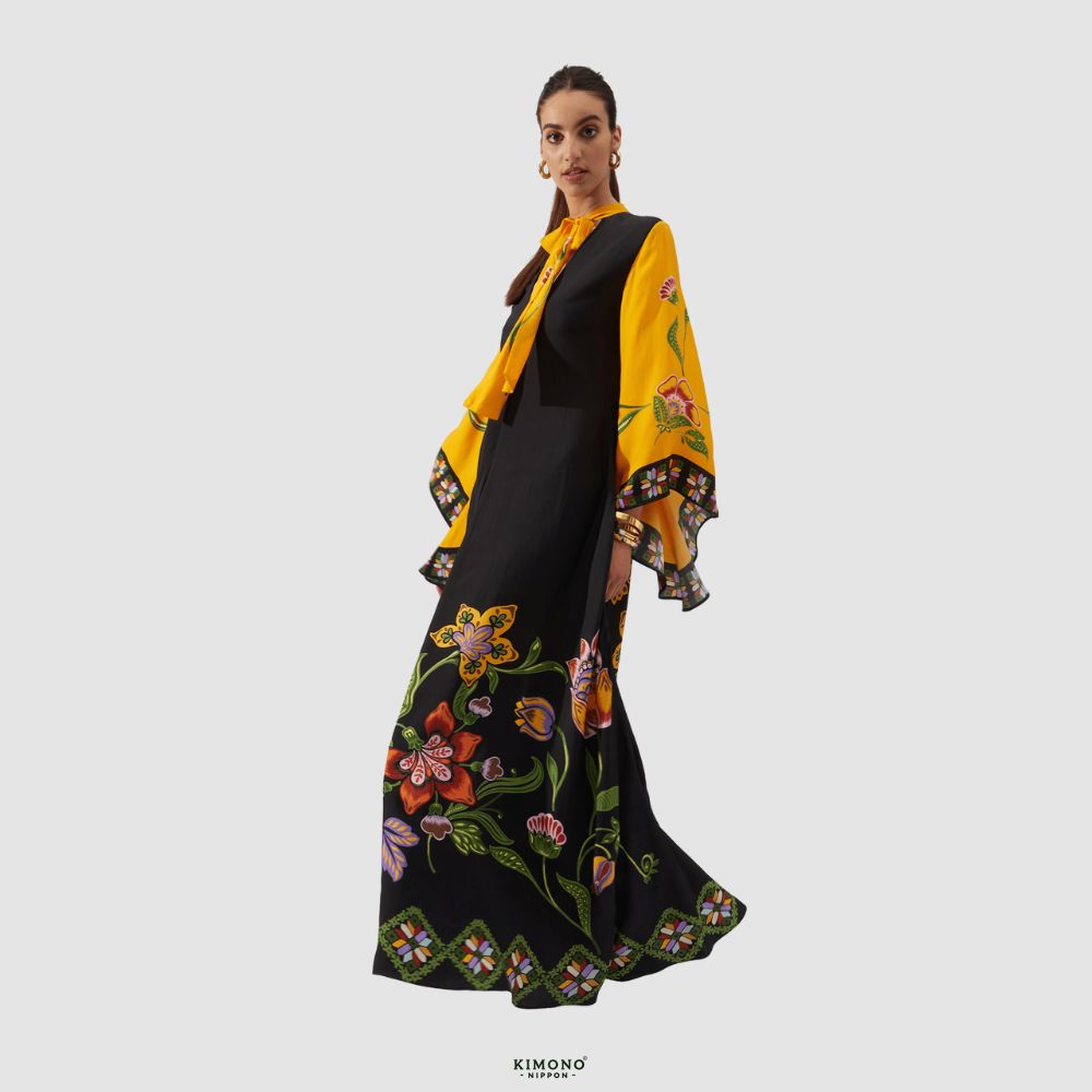 Robe kimono réversible | Eclat de Floraison