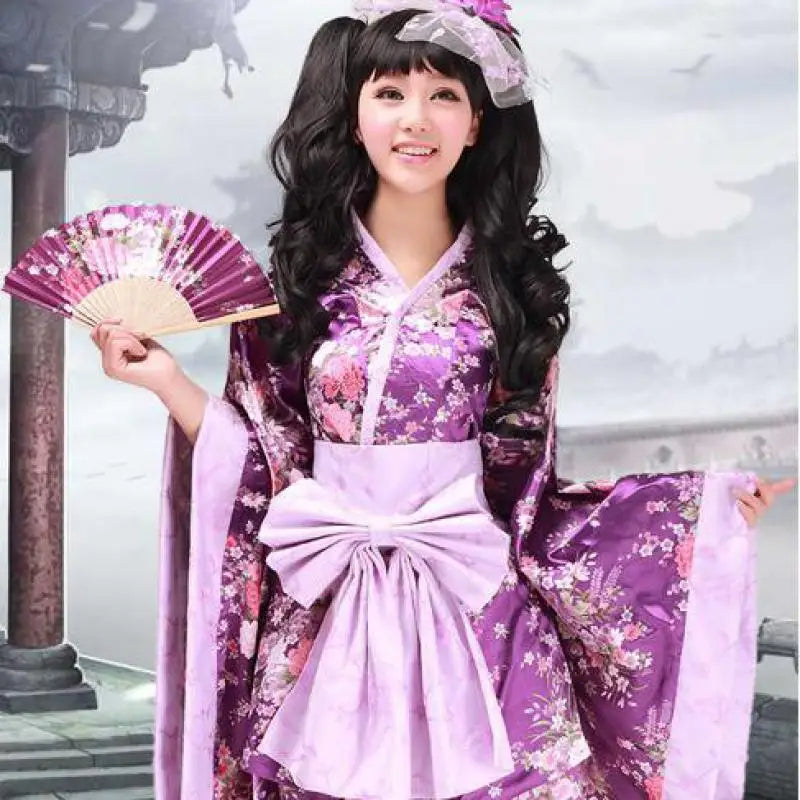 Kimono Femme Violet