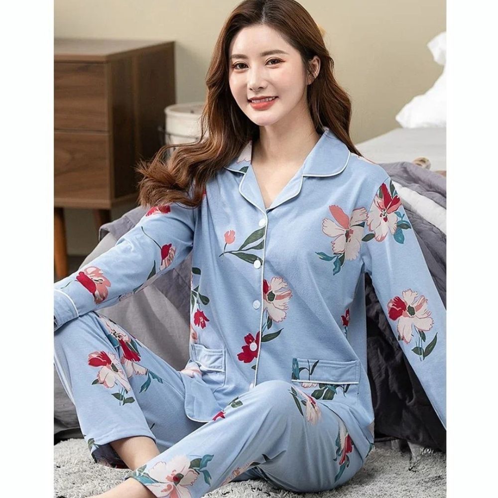 Pyjama Kimono Femme Coton