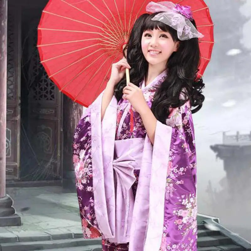 Kimono Femme Violet