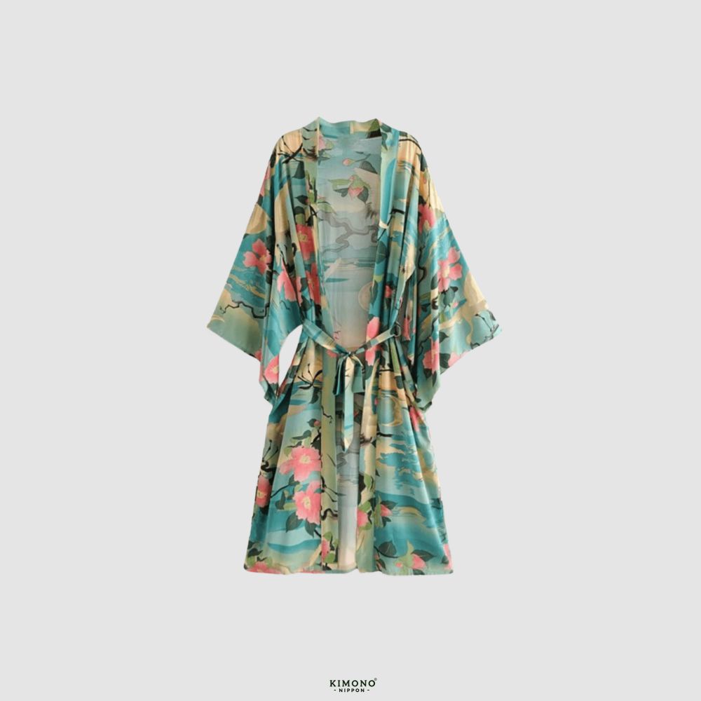 Kimono Long | Douceur Florale Exotique