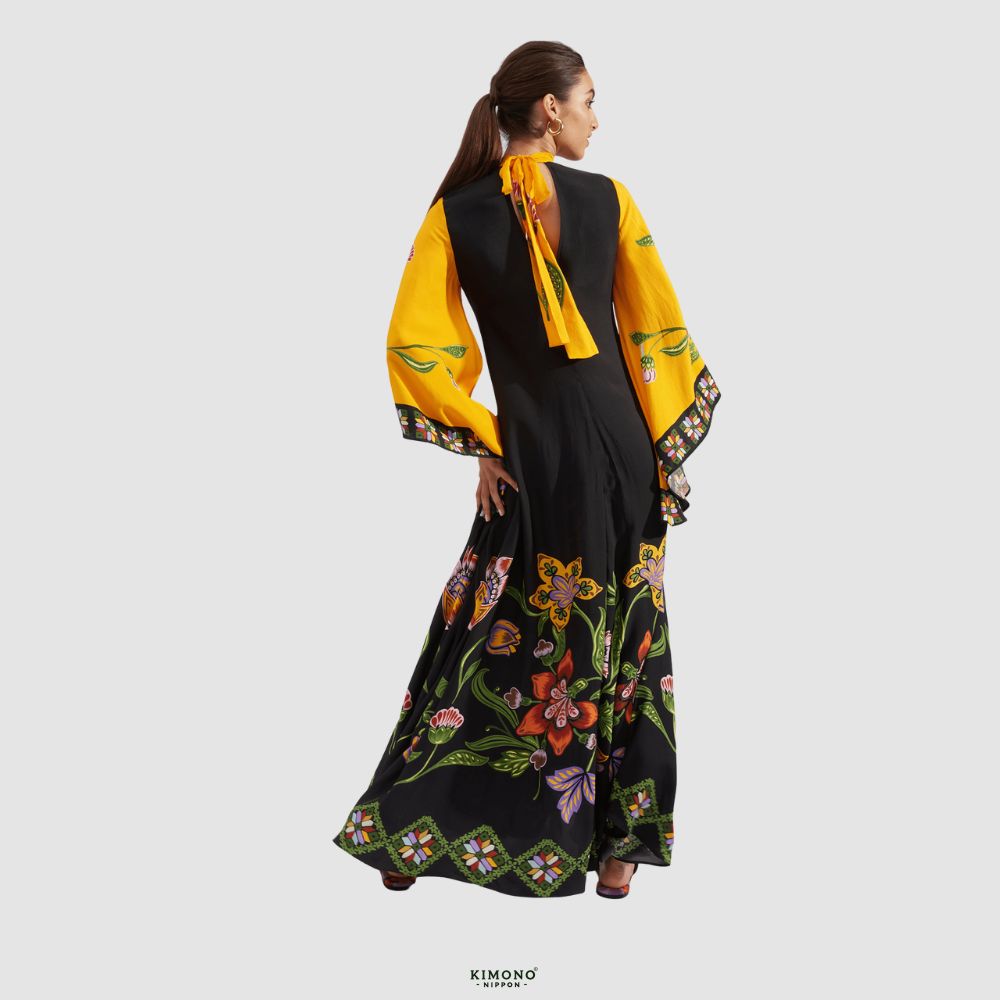 Robe kimono réversible | Eclat de Floraison