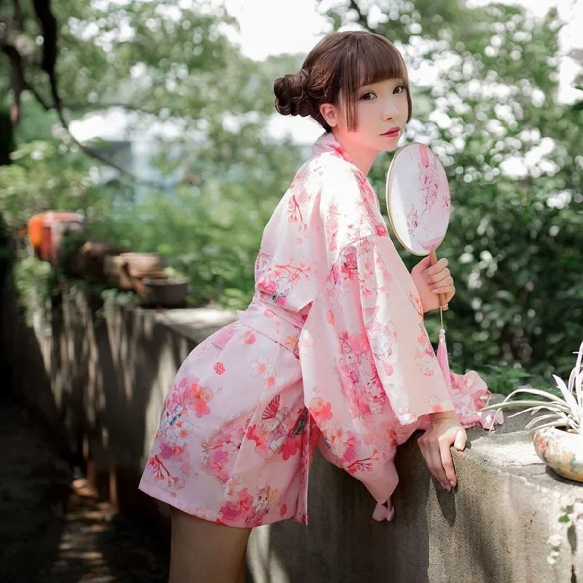 Kimono Fleuri Femme