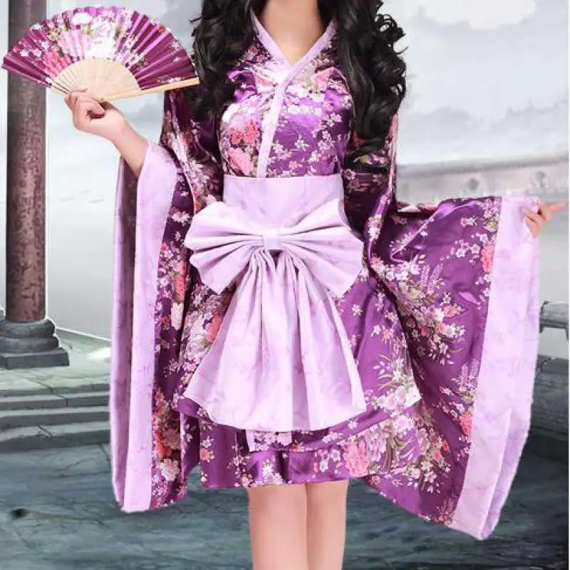 Kimono Femme Violet