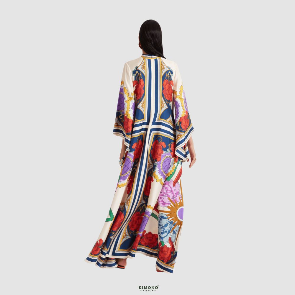 Robe kimono réversible | Élégance Baroque