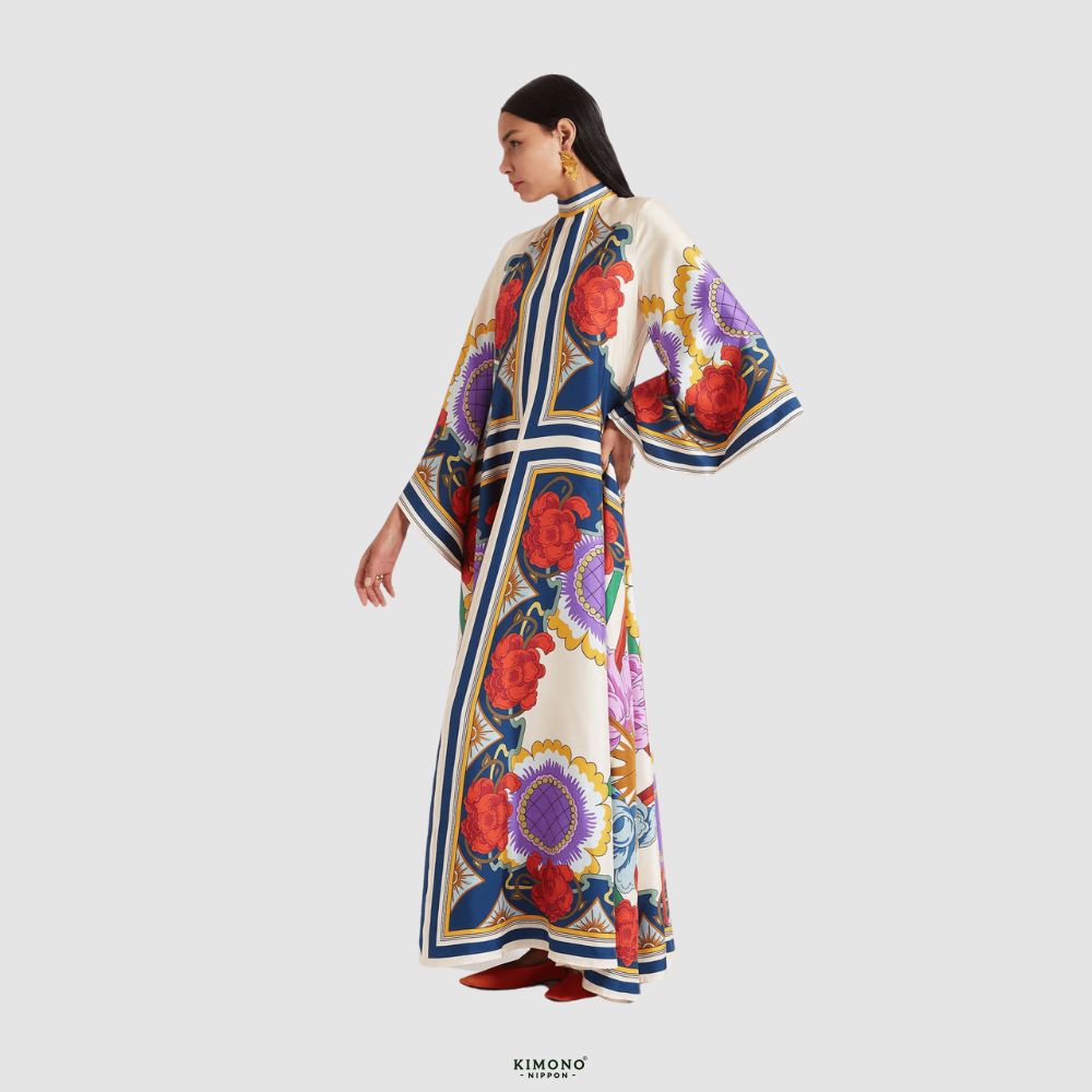 Robe kimono réversible | Élégance Baroque