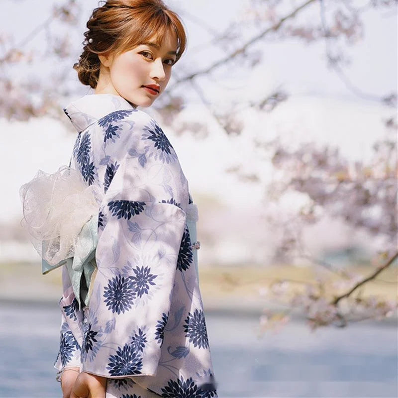 Kimono Japonais Femme Vintage