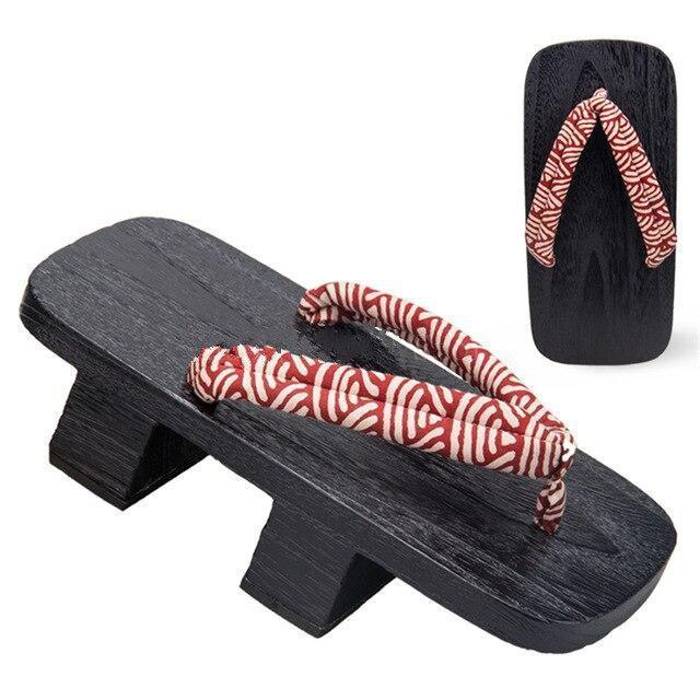 Geta Motif Classique Rouge Noir / 38