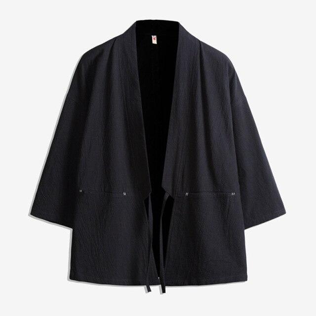 Haori Kimono Noir Noir / M