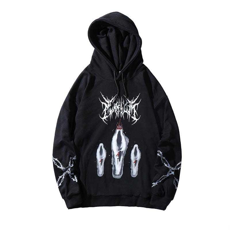 Hoodie Japonais Chain Million Noir / S