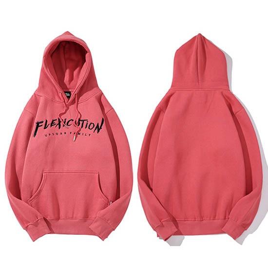 Hoodie Japonais FLEXICUTION Rose / L