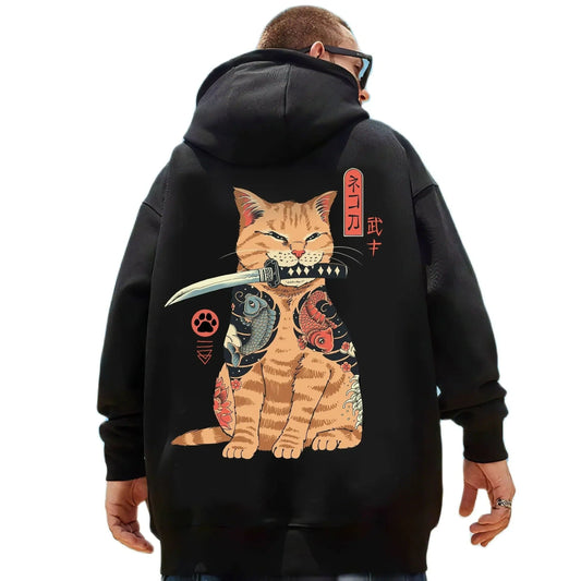 Hoodie Japonais Neko NEKO COUTEAU / 2XS