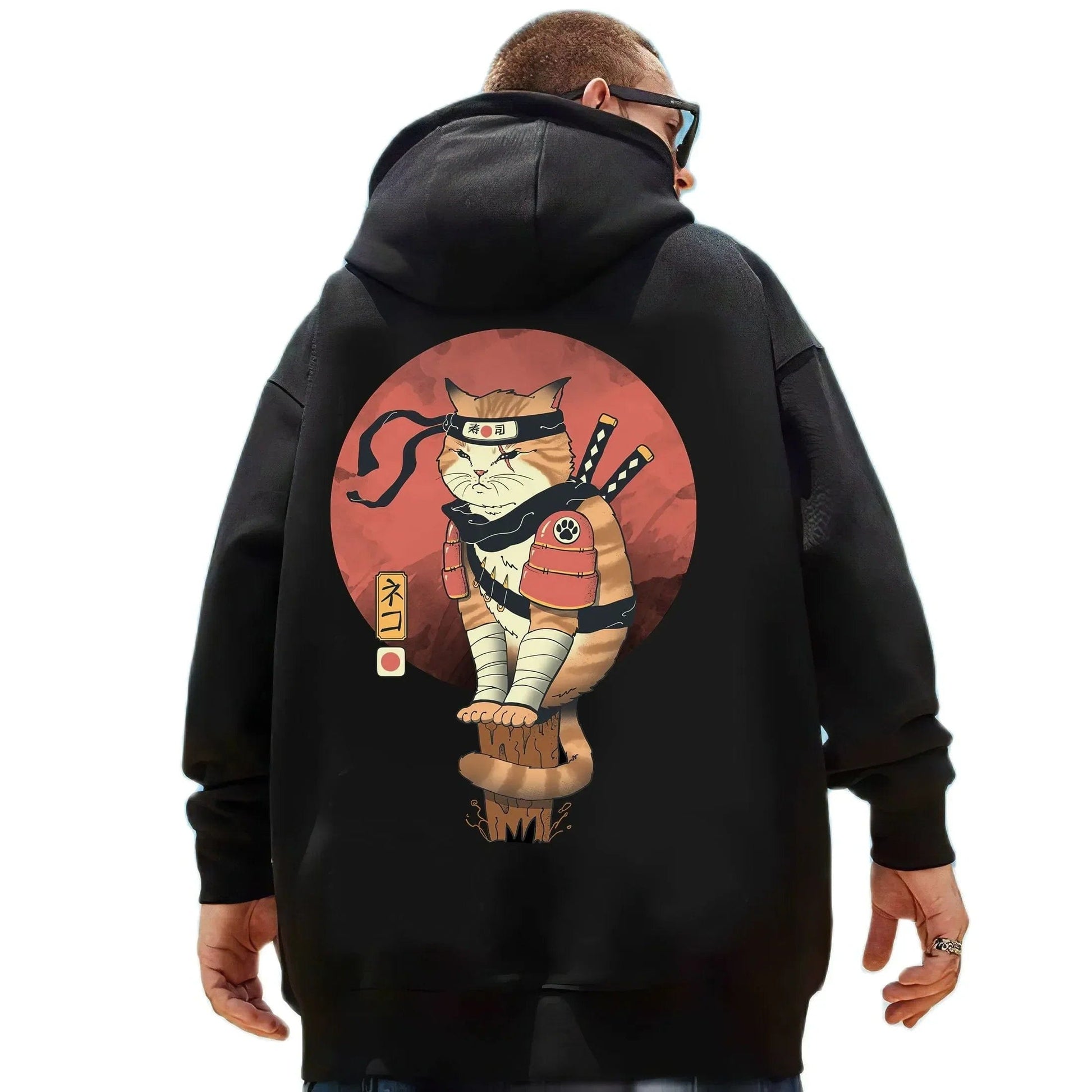 Hoodie Japonais Neko NEKO SOLEIL LEVANT / 2XS