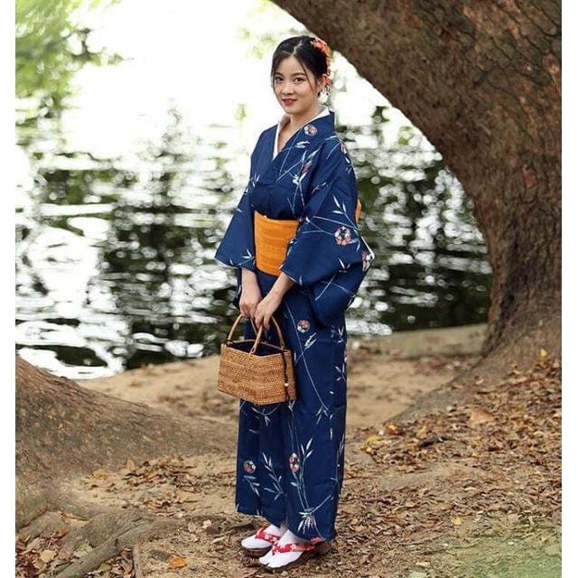 Kimono Bleu Femme Bleu / S