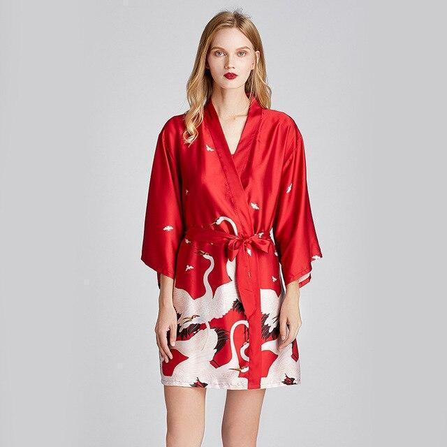 Kimono Court Femme - Aka Rouge & Blanc / XXL