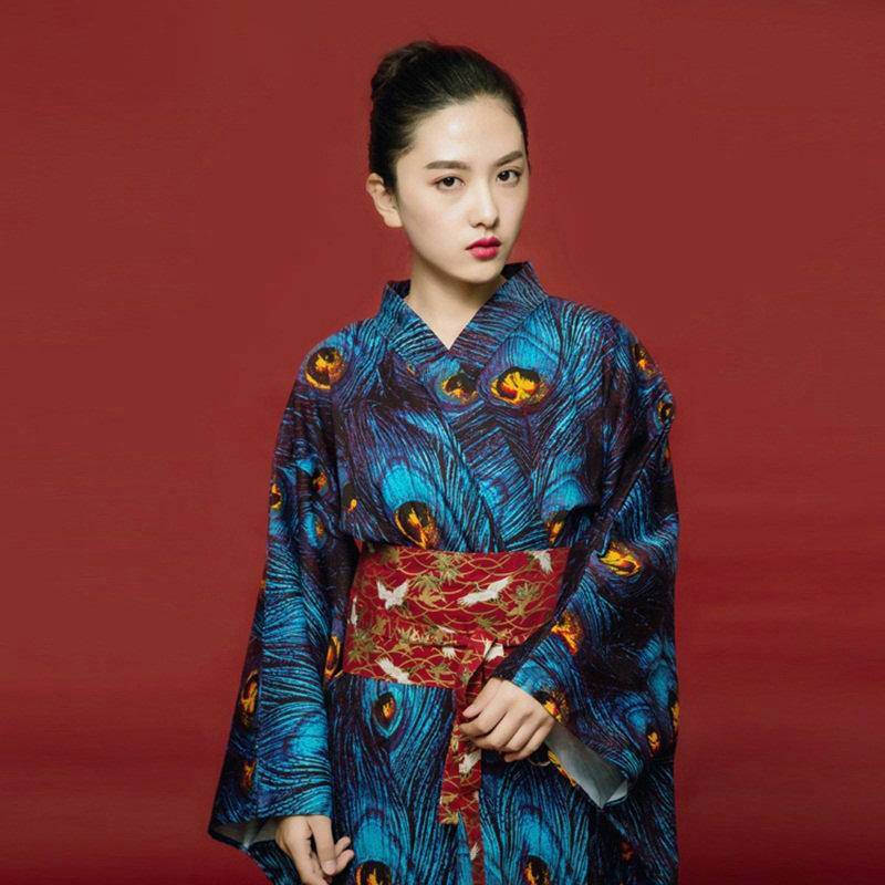 Kimono Femme Bleu