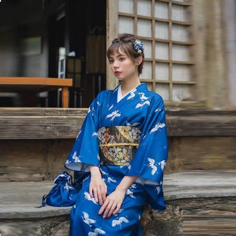 Kimono Femme Bleu Marine