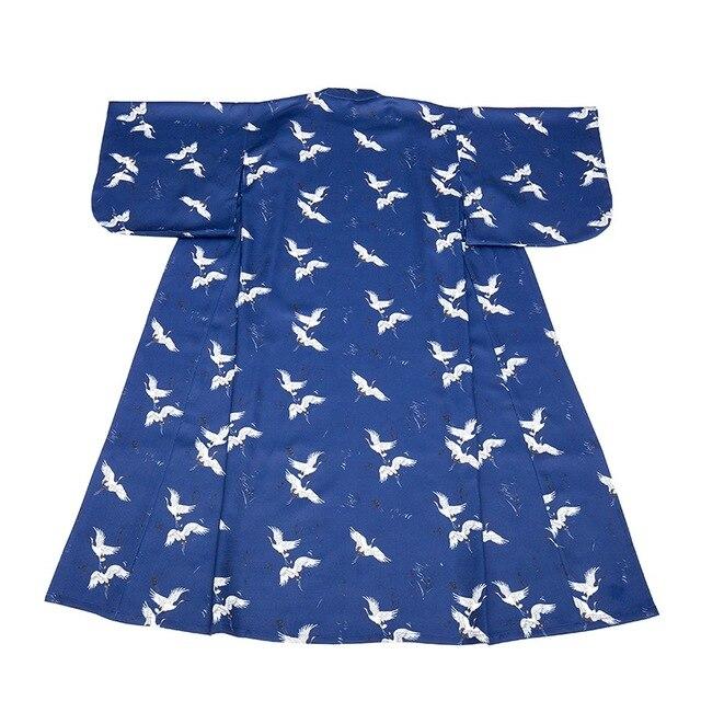 Kimono Femme Bleu Marine Bleu / M