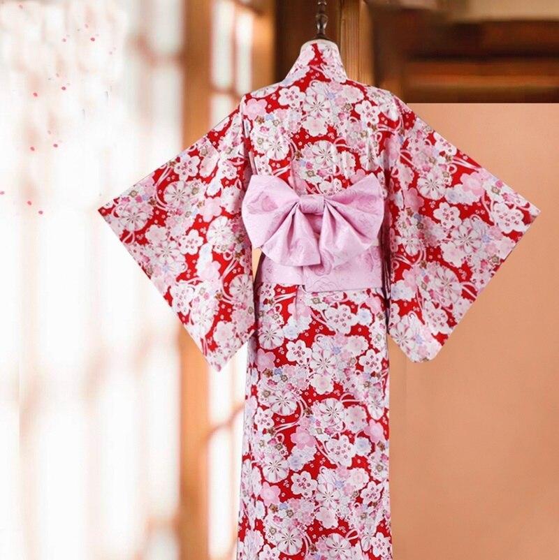 Kimono Femme Long Rose