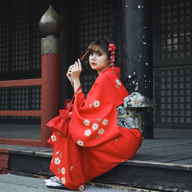 Kimono Femme Rouge