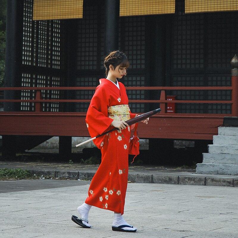 Kimono Femme Rouge