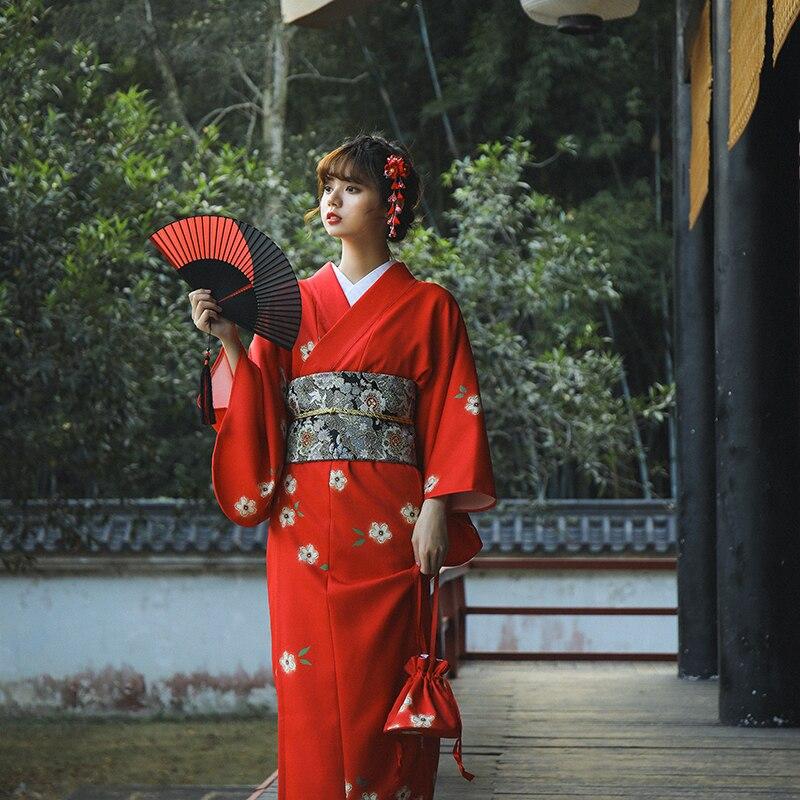 Kimono Femme Rouge