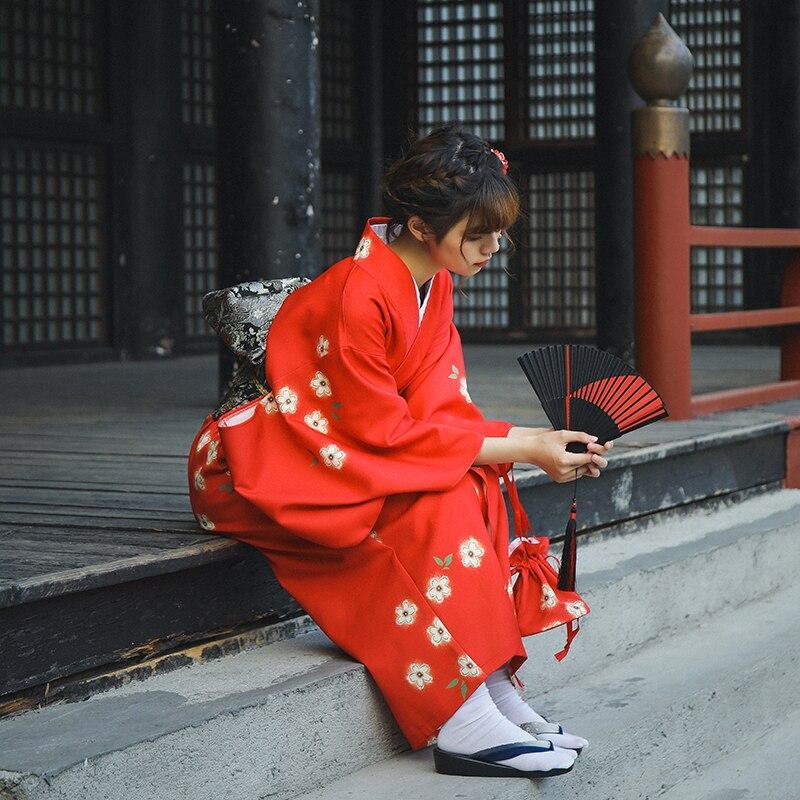 Kimono Femme Rouge