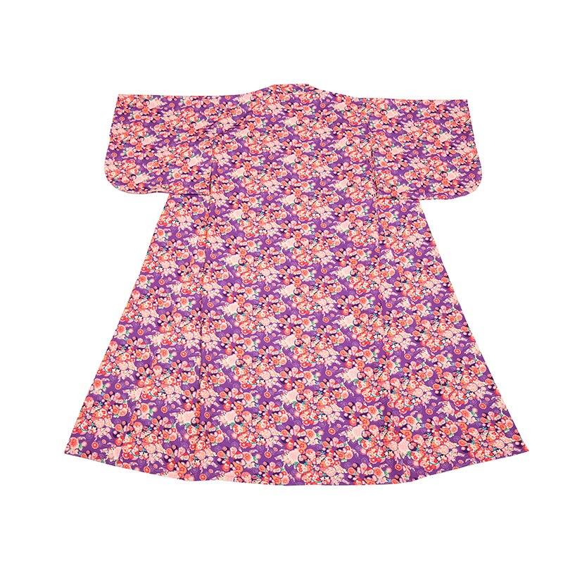 Kimono Fleuri Femme Violet