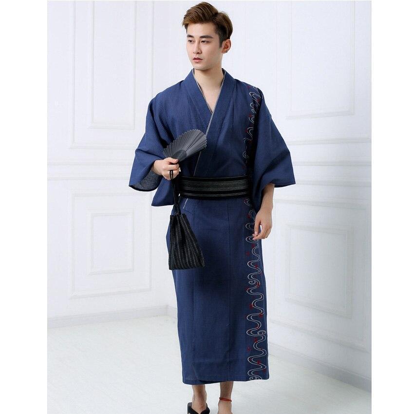 Kimono Homme Bleu Bleu / M