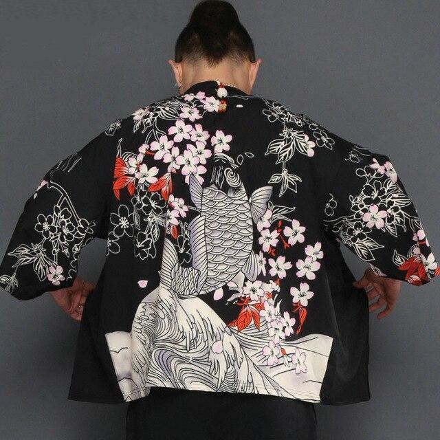 Kimono Homme Veste Imprimé / XL