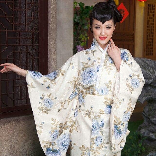 Kimono Japonais Femme d'été Aoi bara