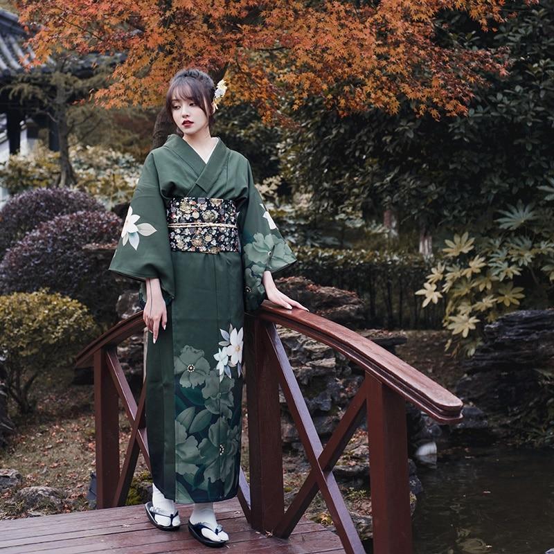 Kimono Japonais Femme Geisha