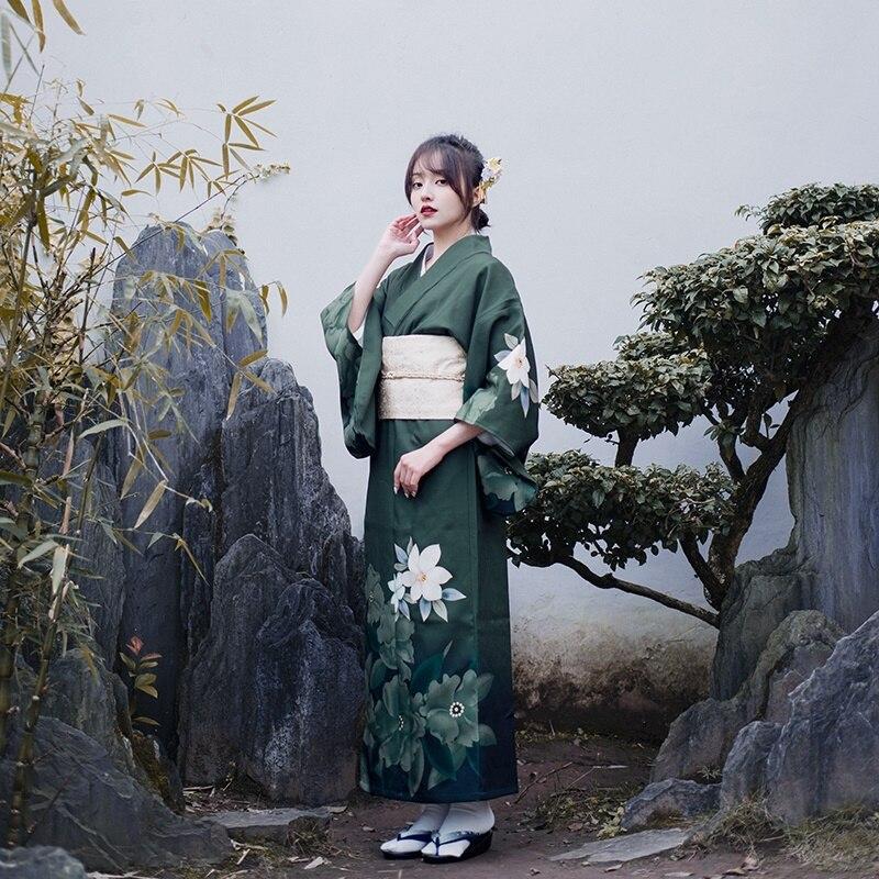 Kimono Japonais Femme Geisha