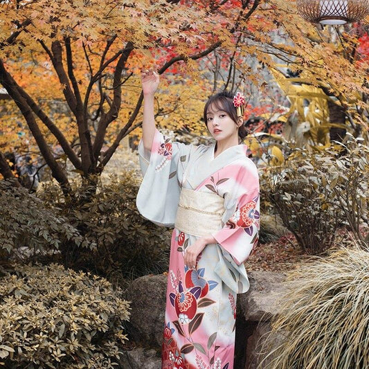 Kimono Japonais Femme - Tsuru