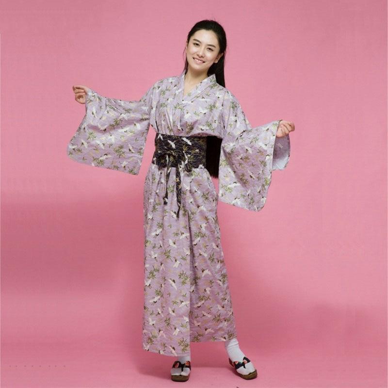 Kimono Japonais Fleuri Femme