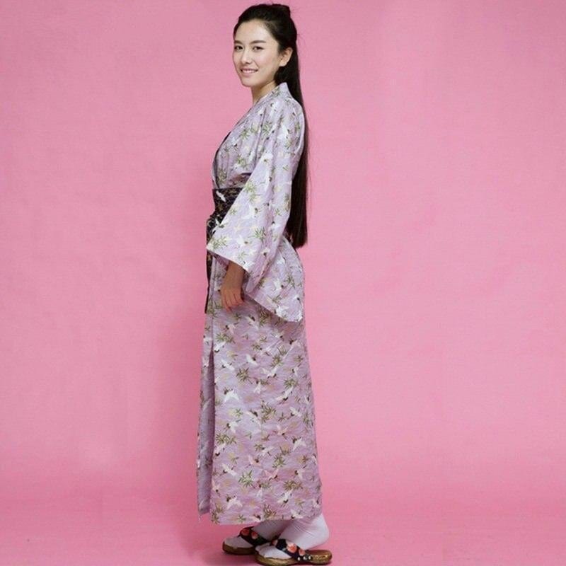 Kimono Japonais Fleuri Femme