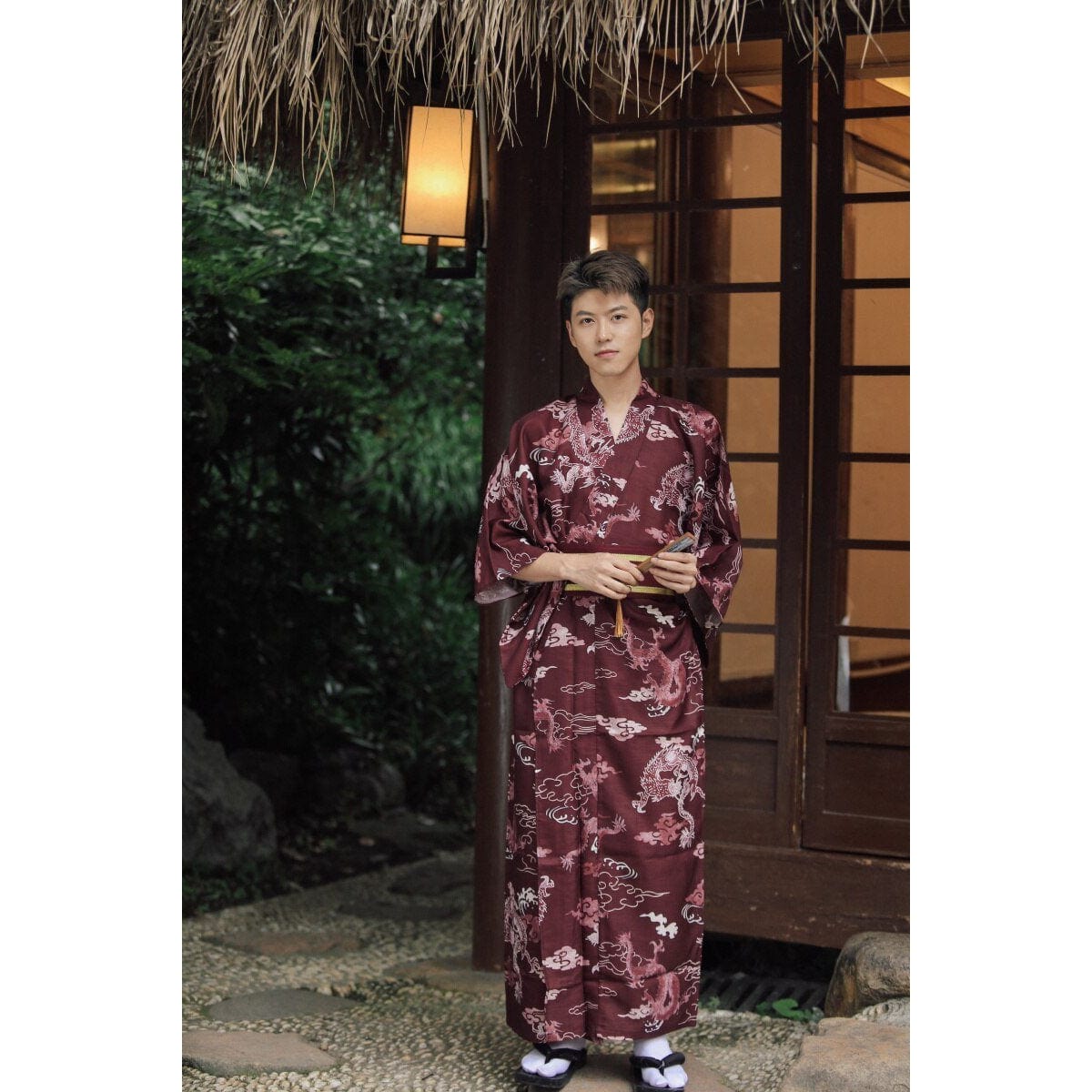 Kimono Japonais Homme Avec Dragon