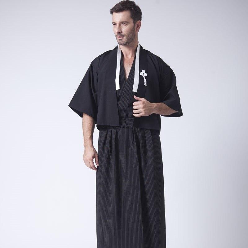 Kimono Japonais Noir Homme