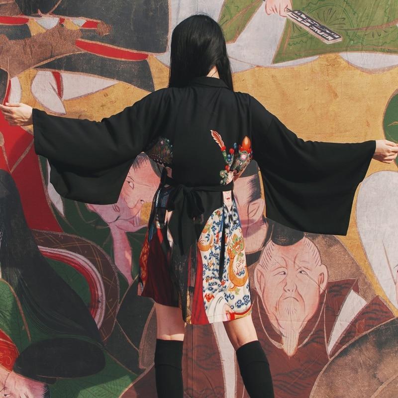 Kimono Long Femme - Kuro