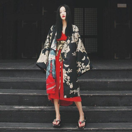 Kimono Long Japonais Femme