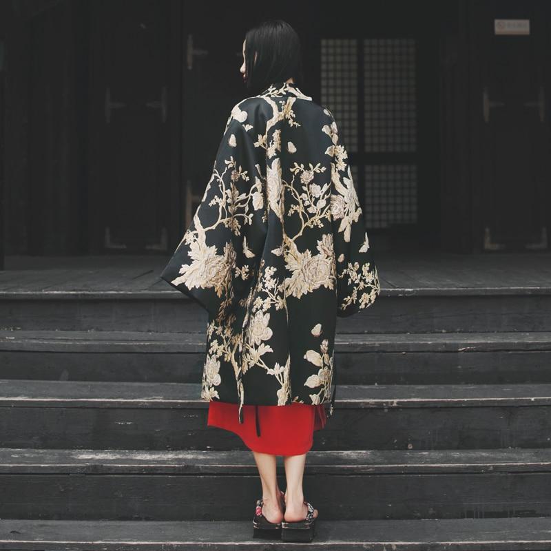 Kimono Long Japonais Femme