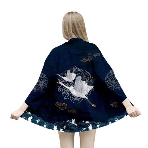 Kimono Ouvert Veste Bleu / XXS