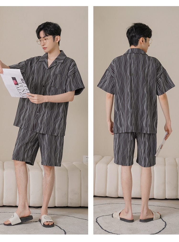 Kimono Pyjama Japonais Homme Femme Lui / M