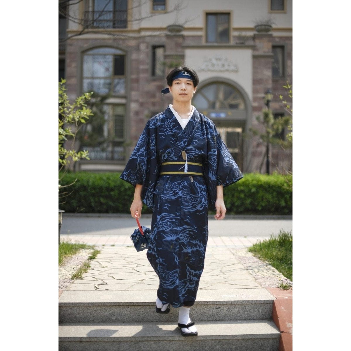 Kimono Traditionnel Homme Japonais