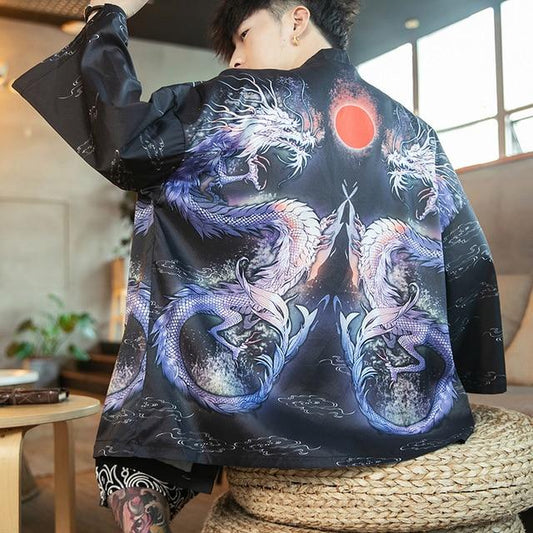 Kimono Veste Homme Imprimé / XL