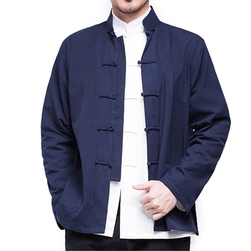 Kimono Veste Streetwear Homme Bleu Navy / M